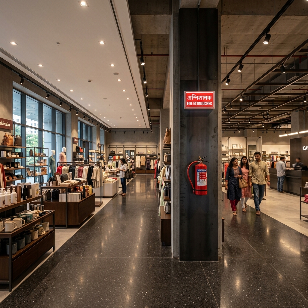 Retail store and showroom environment